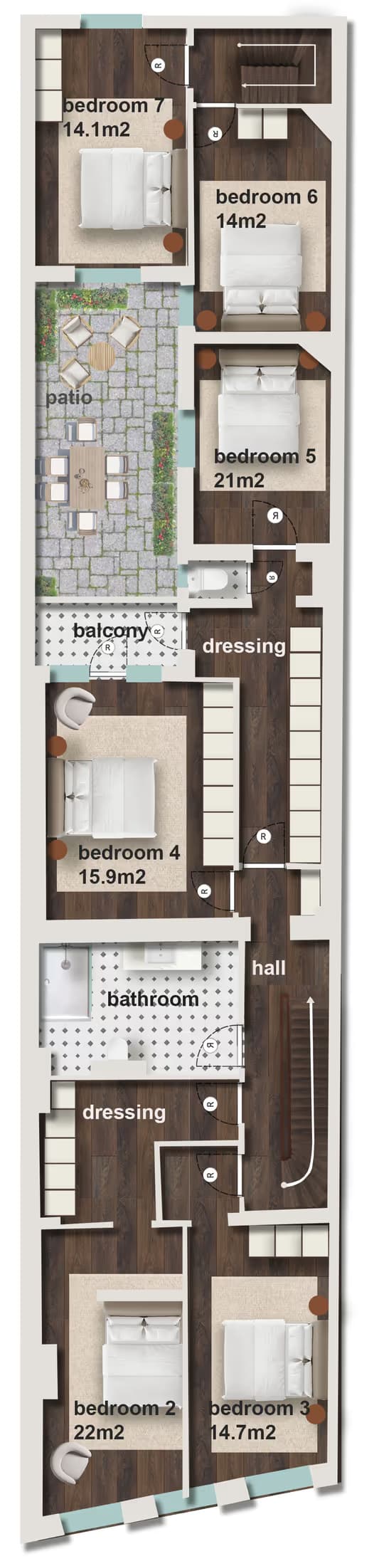 09. Coliving room – Street Side Right thumbnail 10